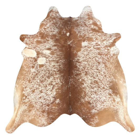 Natural Brazilian Cowhide Rug -  Mocha, Caramel & Ivory