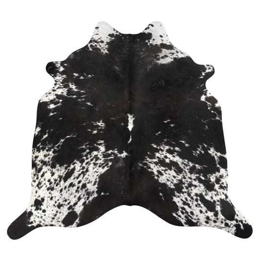Natural Brazilian Cowhide Rug -  Espresso & Ivory