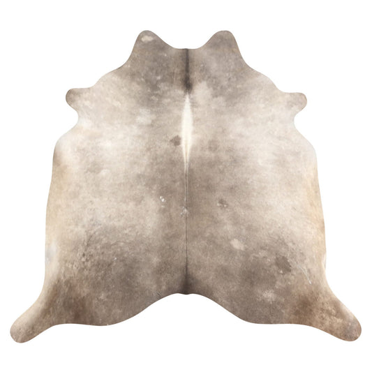 Natural Brazilian Cowhide Rug -  Taupe & Ivory