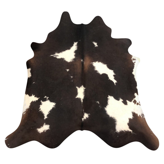 Natural Brazilian Cowhide Rug -  Espresso, Ivory & Mocha