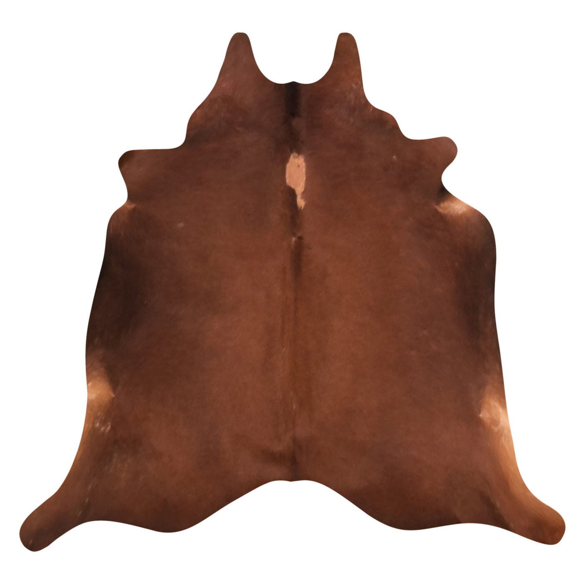 Natural Brazilian Cowhide Rug -  Chocolate & Mocha