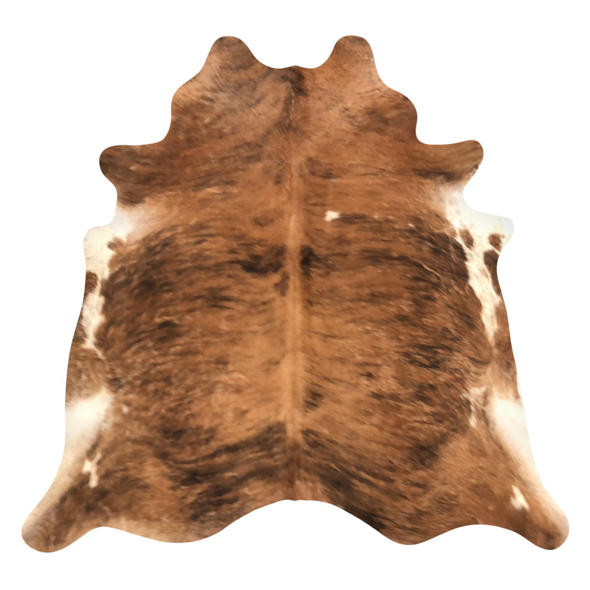 Natural Brazilian Cowhide Rug -  Mocha, Espresso & Ivory