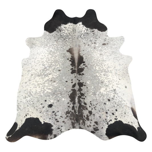 Natural Brazilian Cowhide Rug -  Taupe, Espresso & Ivory