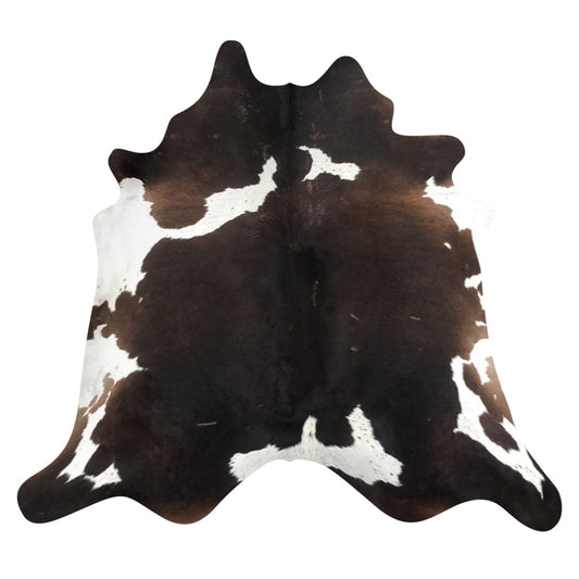 Natural Brazilian Cowhide Rug -  Espresso, Ivory & Mocha