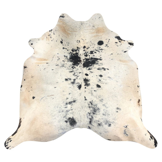 Natural Brazilian Cowhide Rug -  Espresso, Beige & Ivory