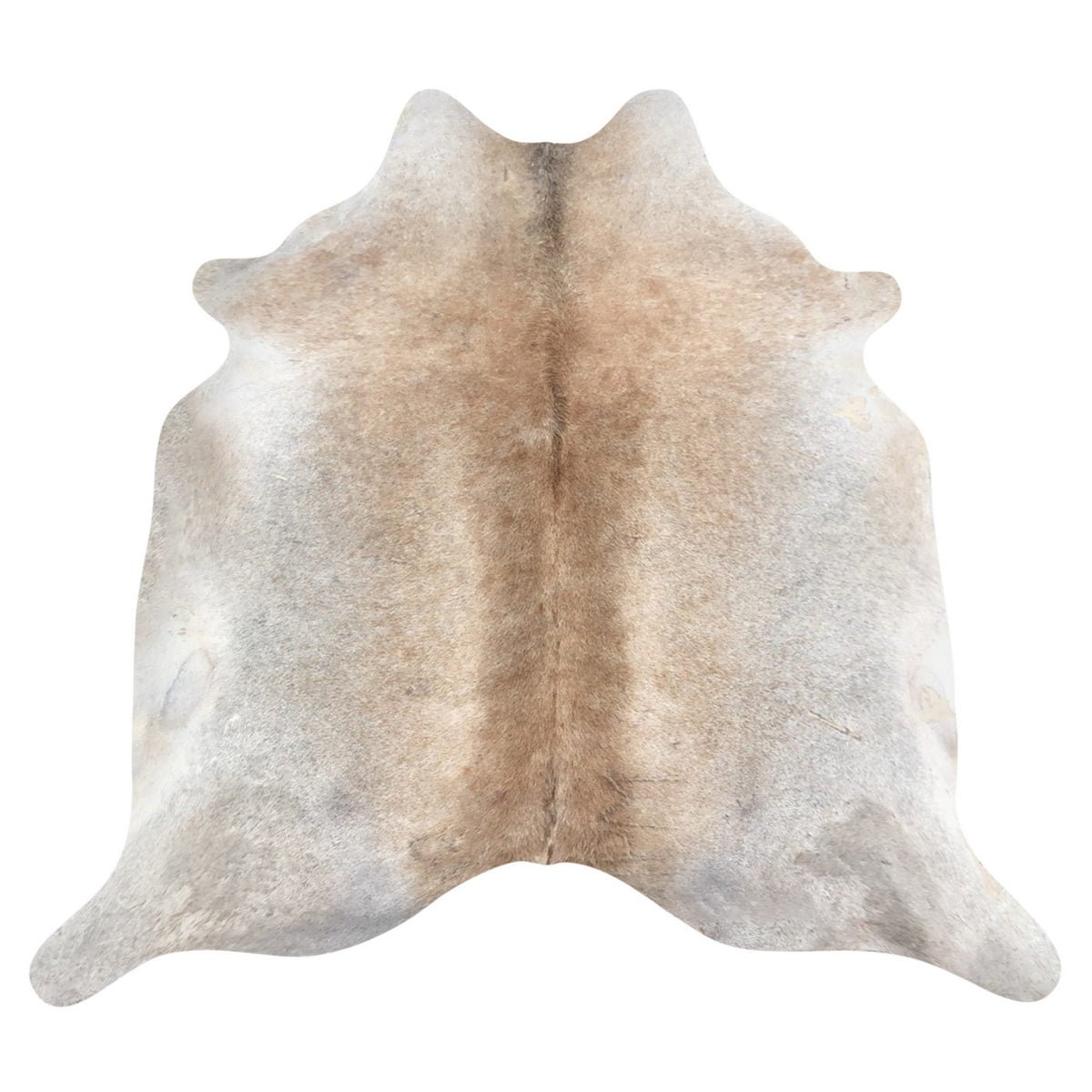 Natural Brazilian Cowhide Rug -  Caramel, Taupe & Ivory
