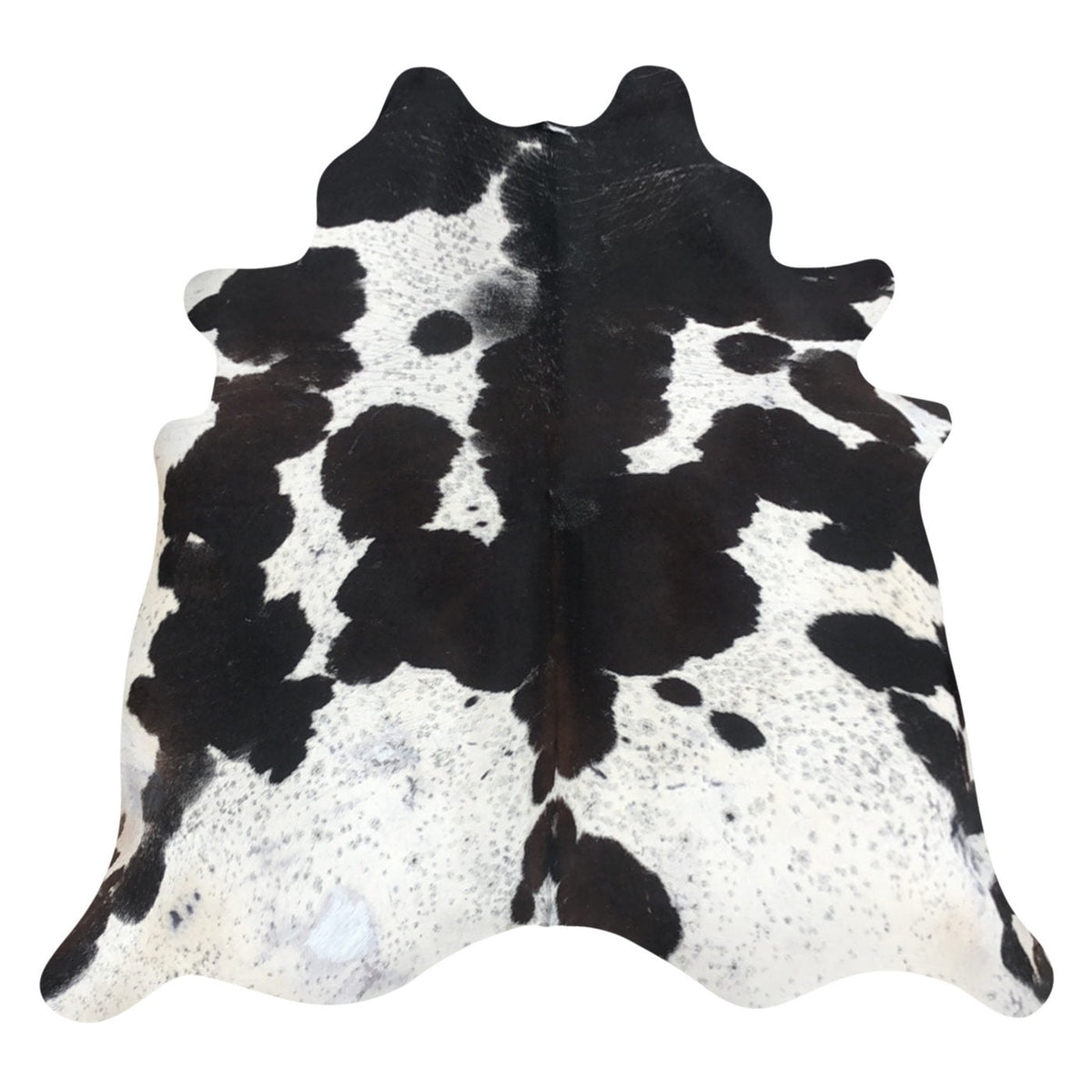 Natural Brazilian Cowhide Rug -  Espresso, Taupe & Ivory