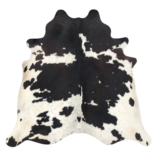 Natural Brazilian Cowhide Rug -  Espresso, Taupe & Ivory