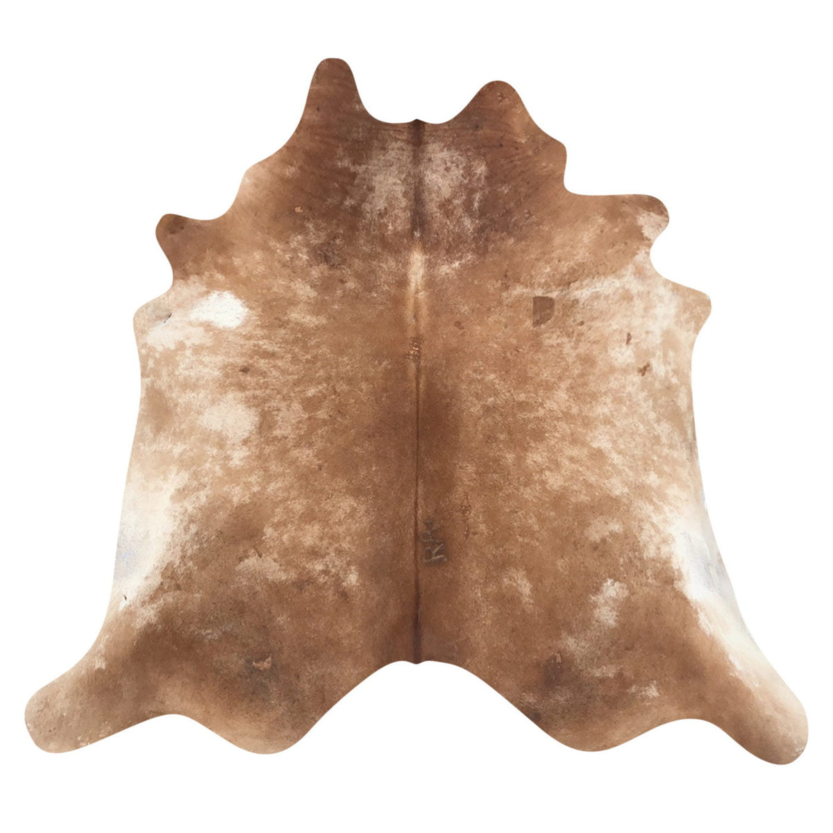 Natural Brazilian Cowhide Rug -  Mocha & Ivory