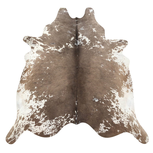 Natural Brazilian Cowhide Rug -  Caramel & Ivory