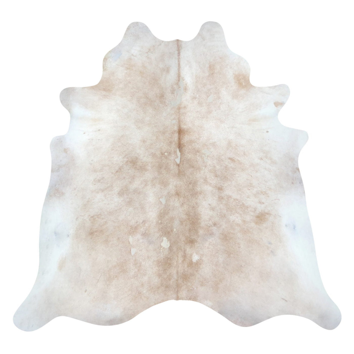 Natural Brazilian Cowhide Rug -  Beige & Ivory