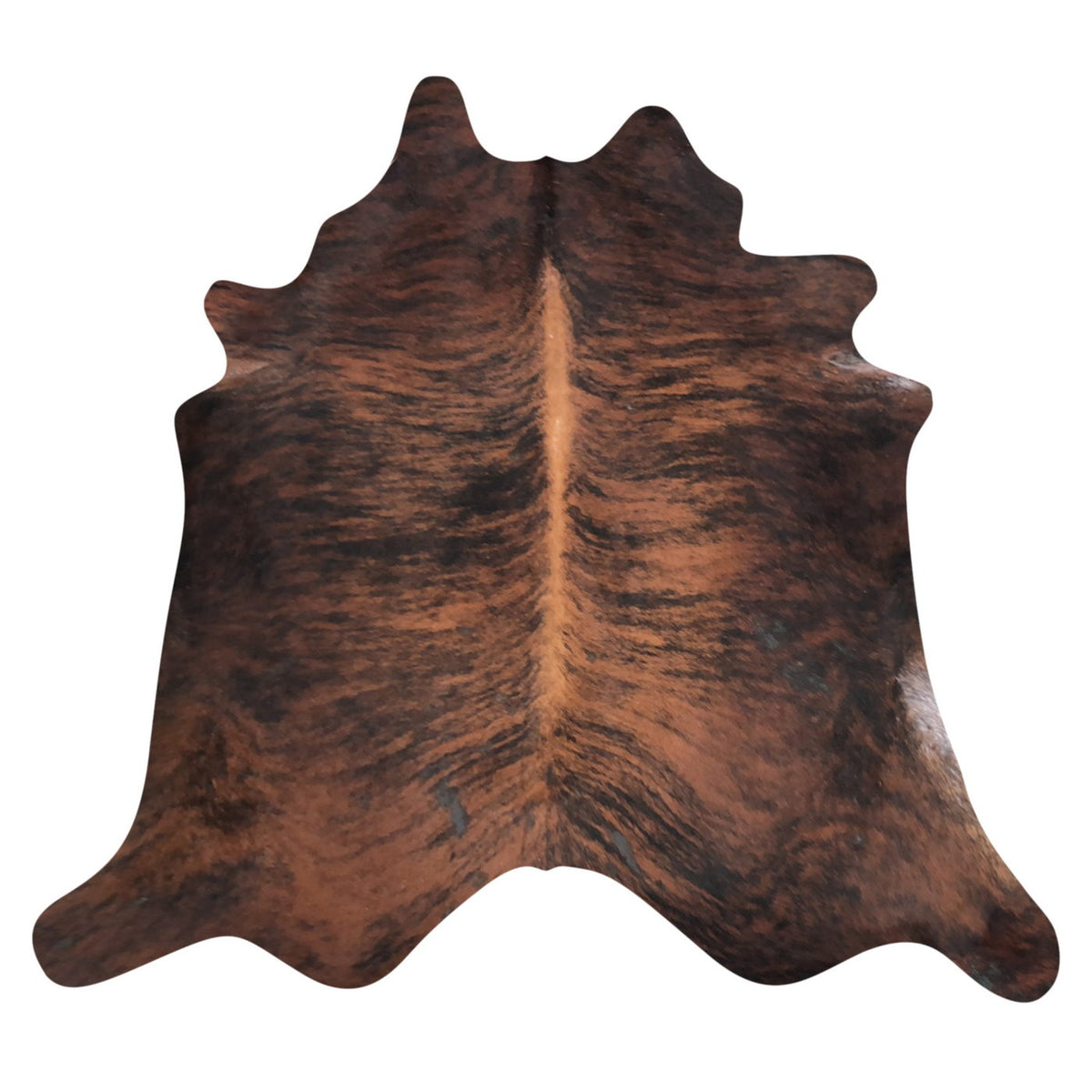 Natural Brazilian Cowhide Rug -  Mocha, Espresso & Ivory