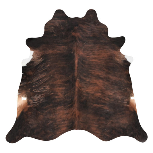 Natural Brazilian Cowhide Rug -  Mocha, Espresso & Ivory