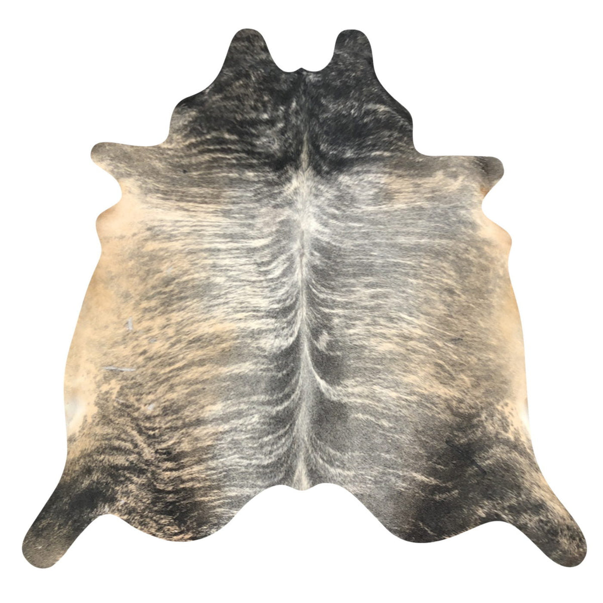 Natural Brazilian Cowhide Rug -  Taupe, Espresso & Beige