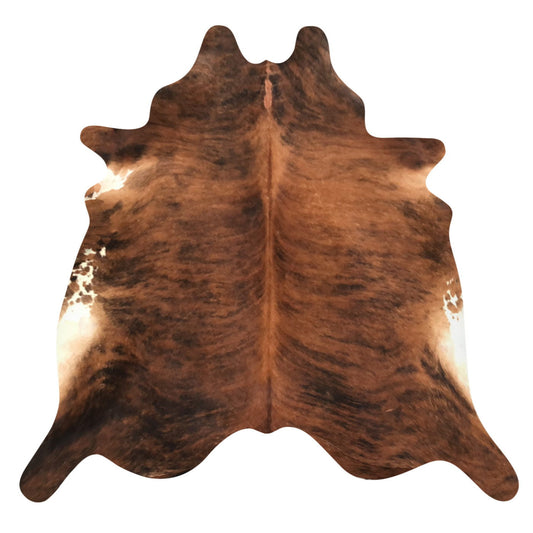 Natural Brazilian Cowhide Rug -  Mocha, Espresso & Ivory