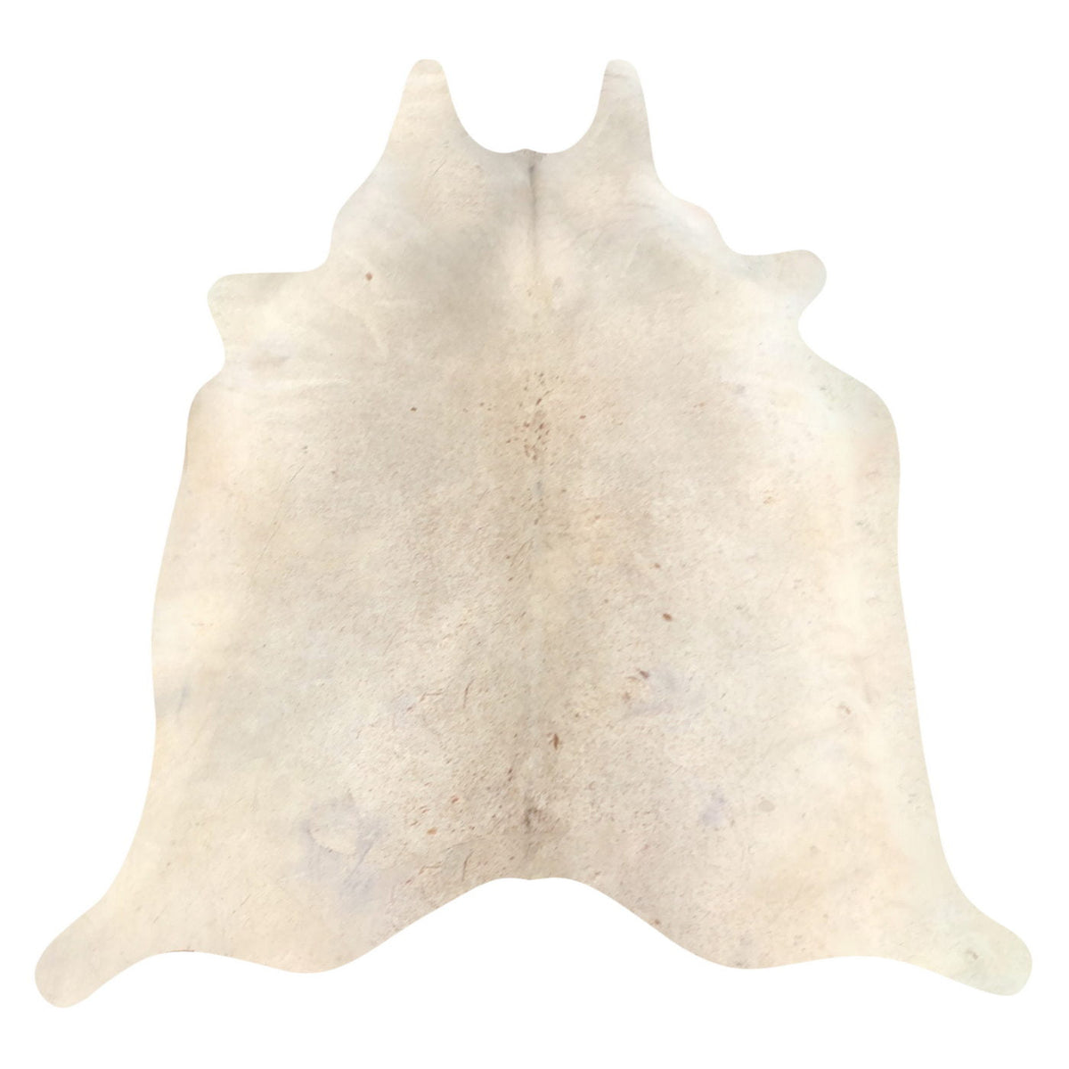 Natural Brazilian Cowhide Rug -  Beige & Ivory