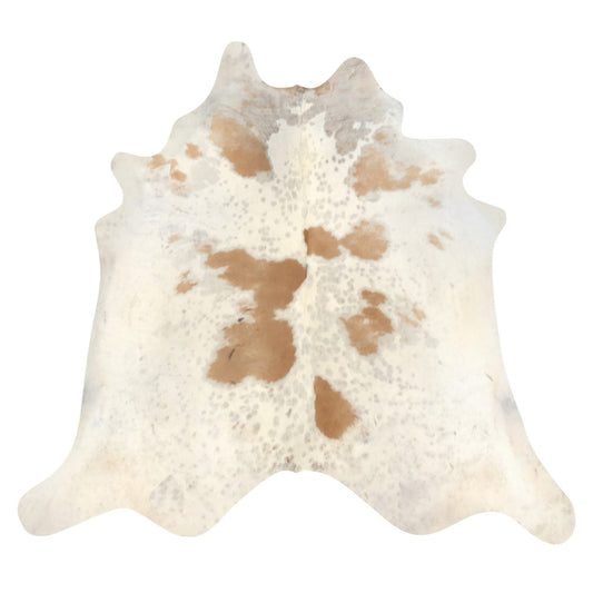 Natural Brazilian Cowhide Rug -  Taupe, Caramel & Ivory