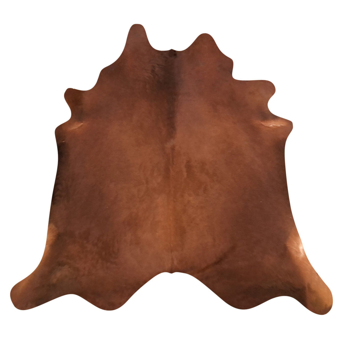 Natural Brazilian Cowhide Rug -  Mocha & Ivory