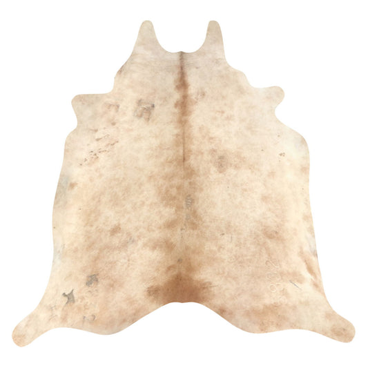 Natural Brazilian Cowhide Rug -  Caramel & Ivory