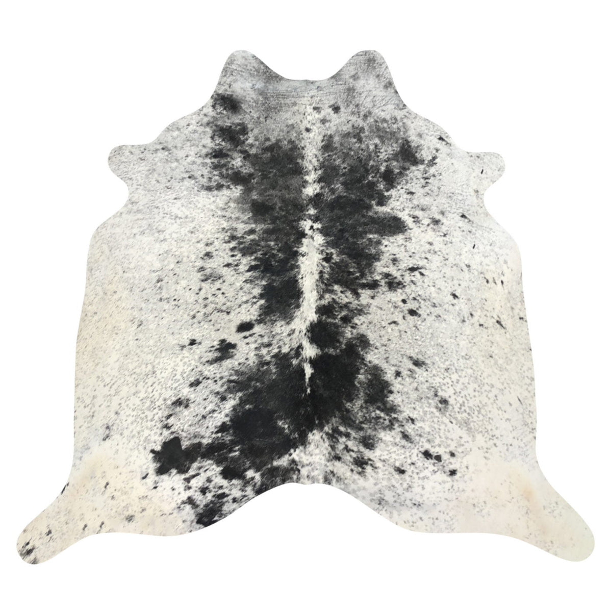 Natural Brazilian Cowhide Rug -  Espresso, Taupe & Ivory