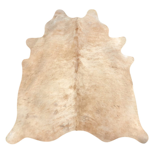 Natural Brazilian Cowhide Rug -  Caramel & Ivory