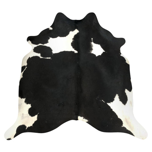 Natural Brazilian Cowhide Rug -  Espresso & Ivory