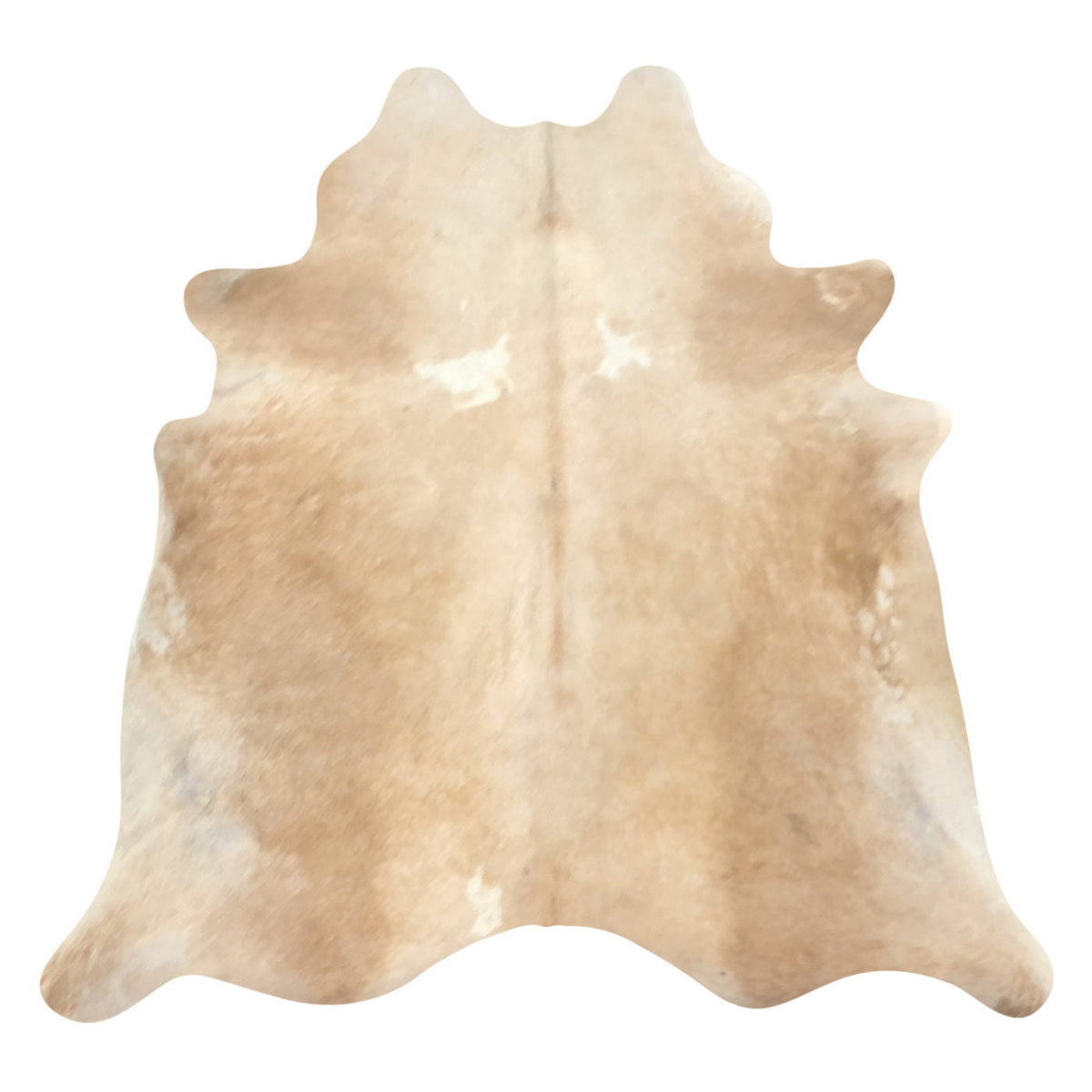 Natural Brazilian Cowhide Rug -  Caramel & Ivory