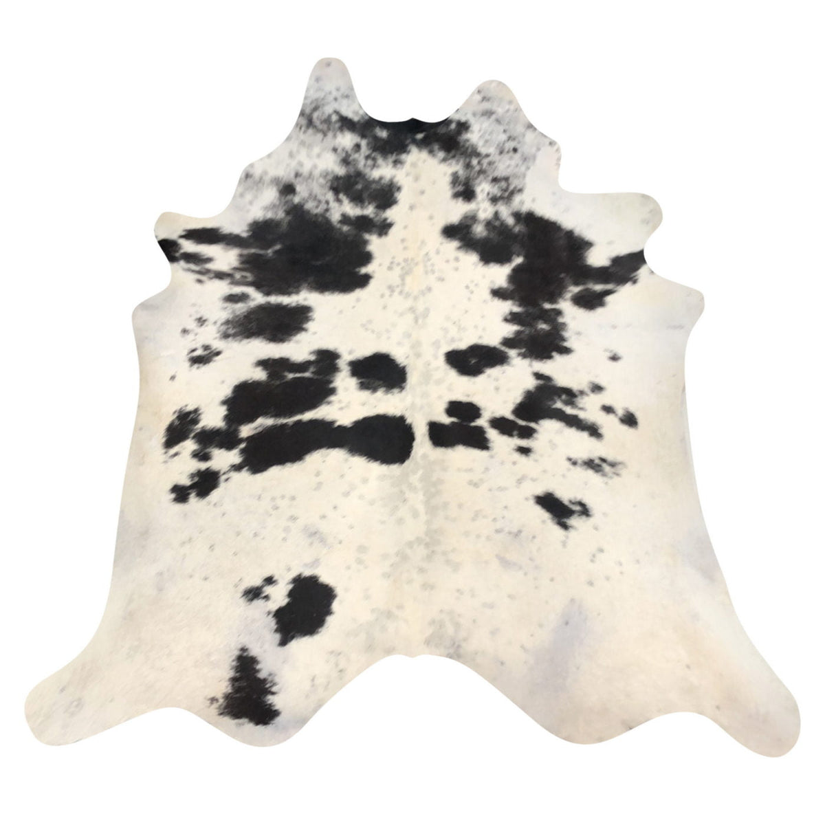 Natural Brazilian Cowhide Rug -  Espresso, Taupe & Ivory