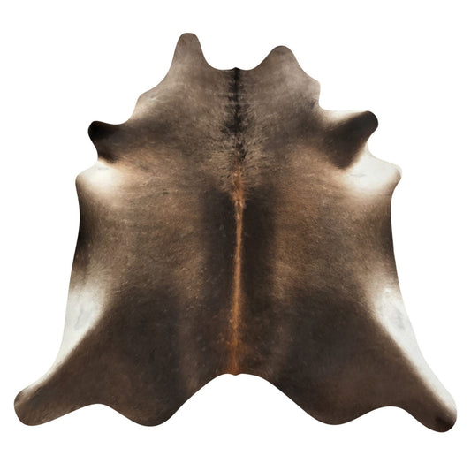 Natural Brazilian Cowhide Rug -  Chocolate, Ivory & Mocha