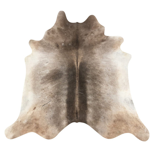 Natural Brazilian Cowhide Rug -  Chocolate, Ivory & Caramel