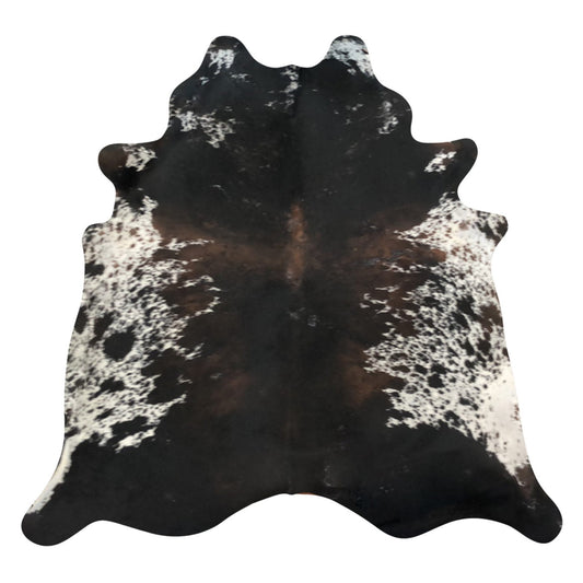 Natural Brazilian Cowhide Rug -  Espresso, Ivory & Mocha