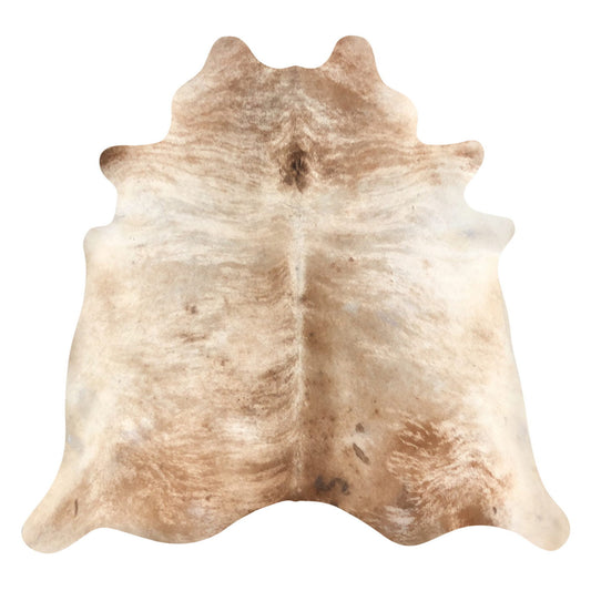 Natural Brazilian Cowhide Rug -  Caramel, Taupe & Ivory
