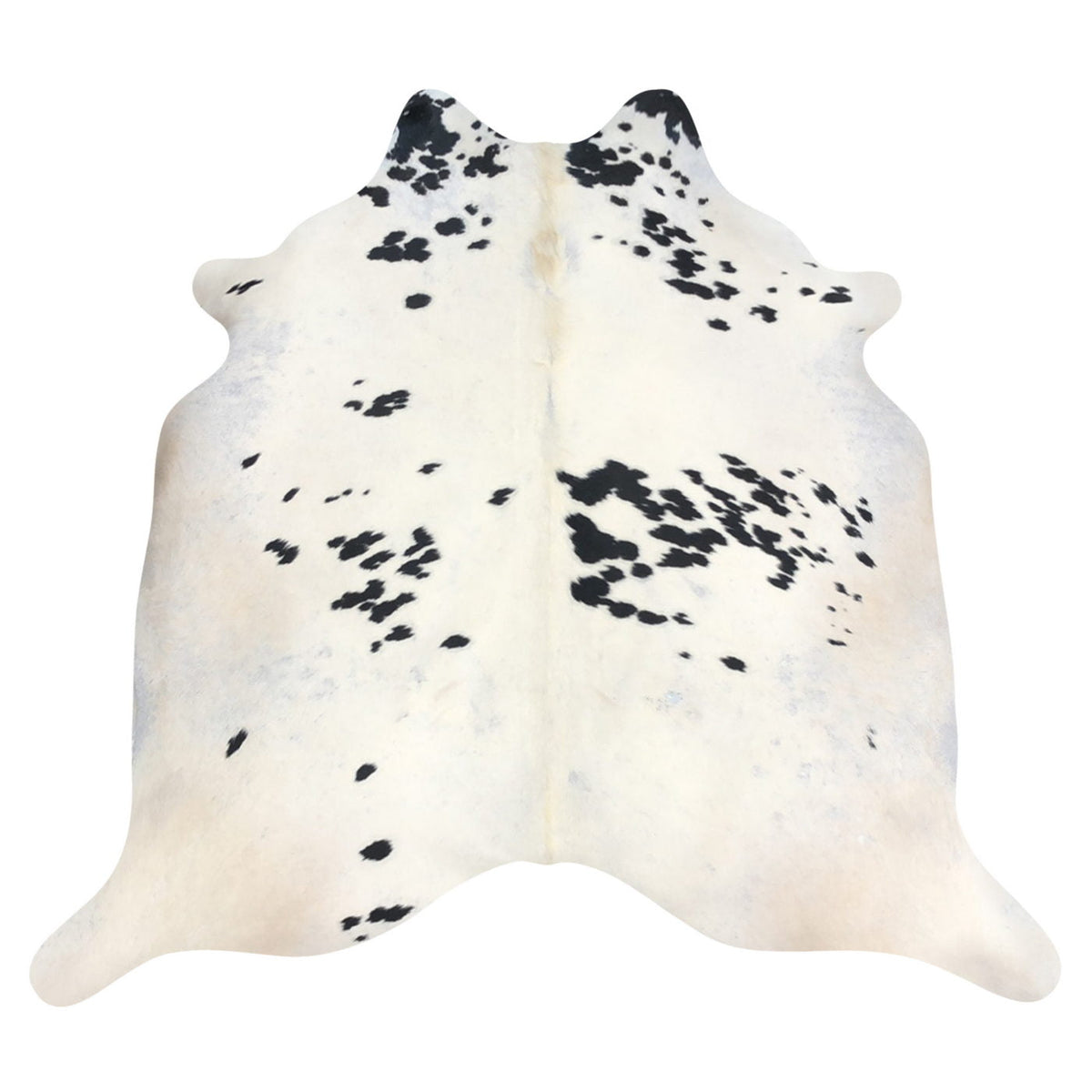 Natural Brazilian Cowhide Rug -  Ivory, Espresso & Beige