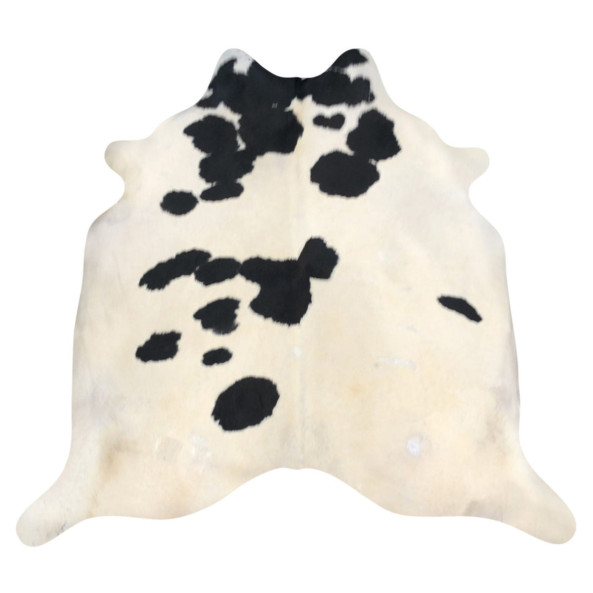 Natural Brazilian Cowhide Rug -  Beige, Espresso & Ivory