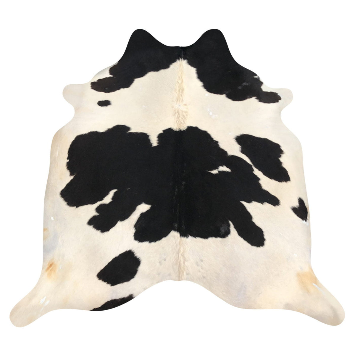 Natural Brazilian Cowhide Rug -  Espresso, Beige & Caramel