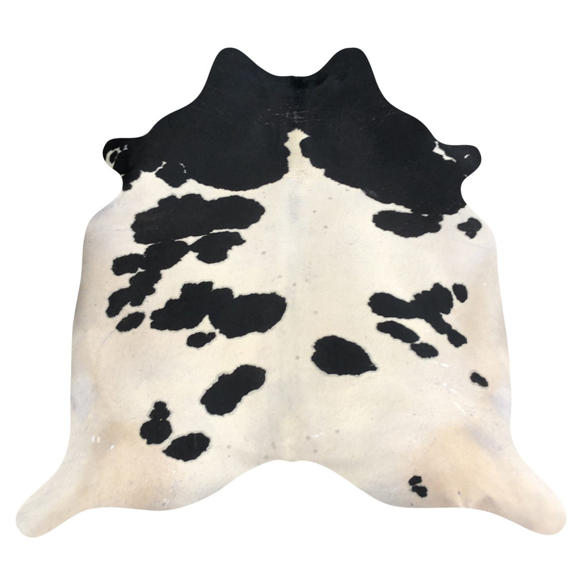 Natural Brazilian Cowhide Rug -  Espresso & Ivory