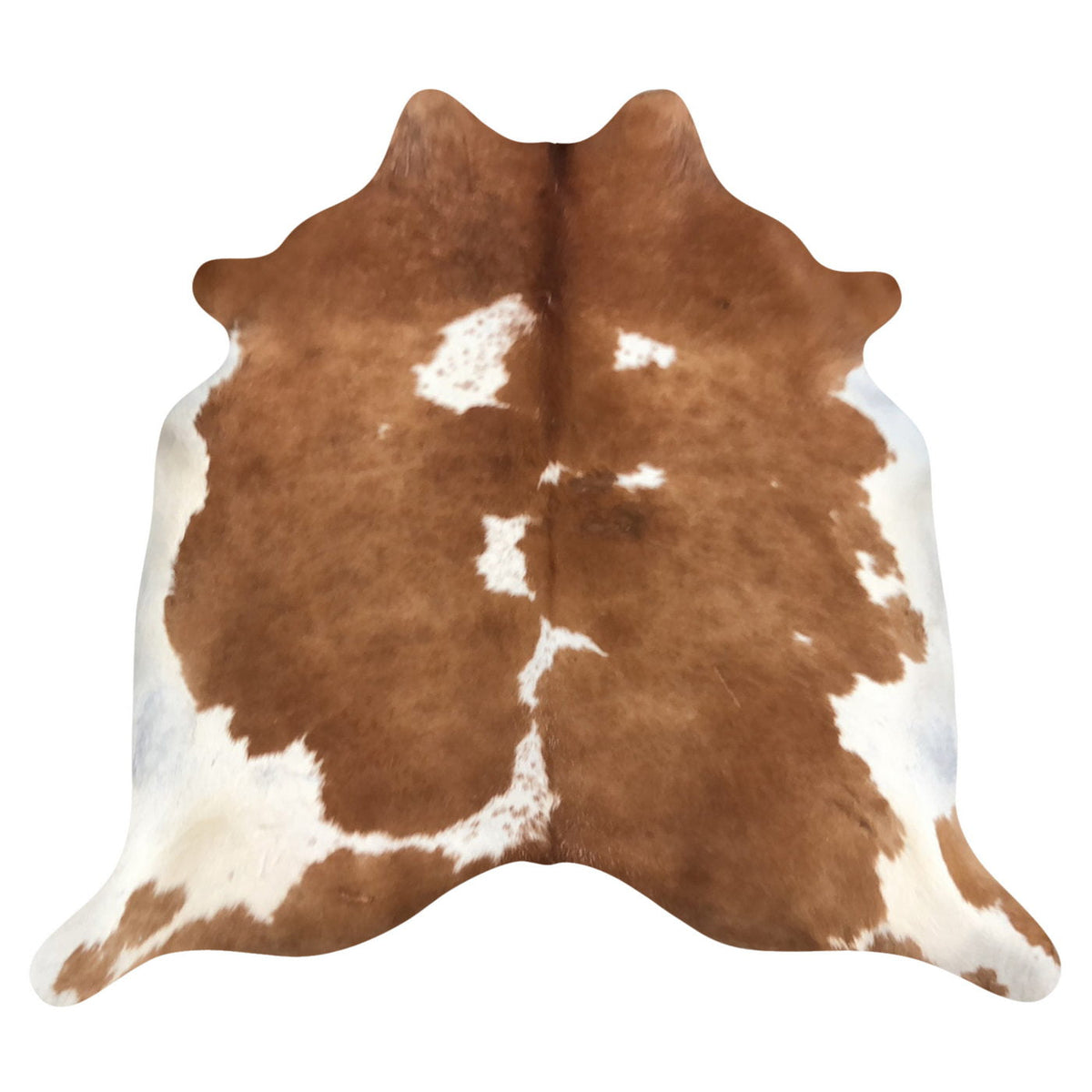 Natural Brazilian Cowhide Rug -  Mocha & Ivory