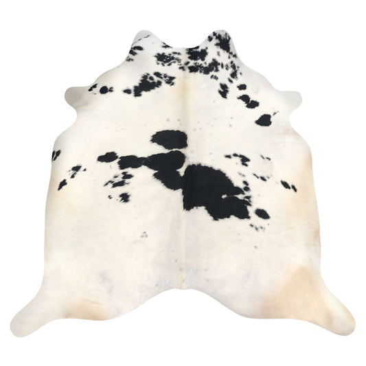 Natural Brazilian Cowhide Rug -  Ivory, Espresso & Beige