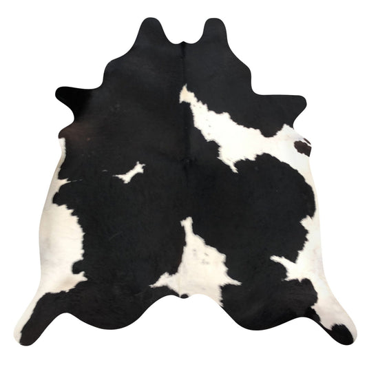 Natural Brazilian Cowhide Rug -  Espresso & Ivory