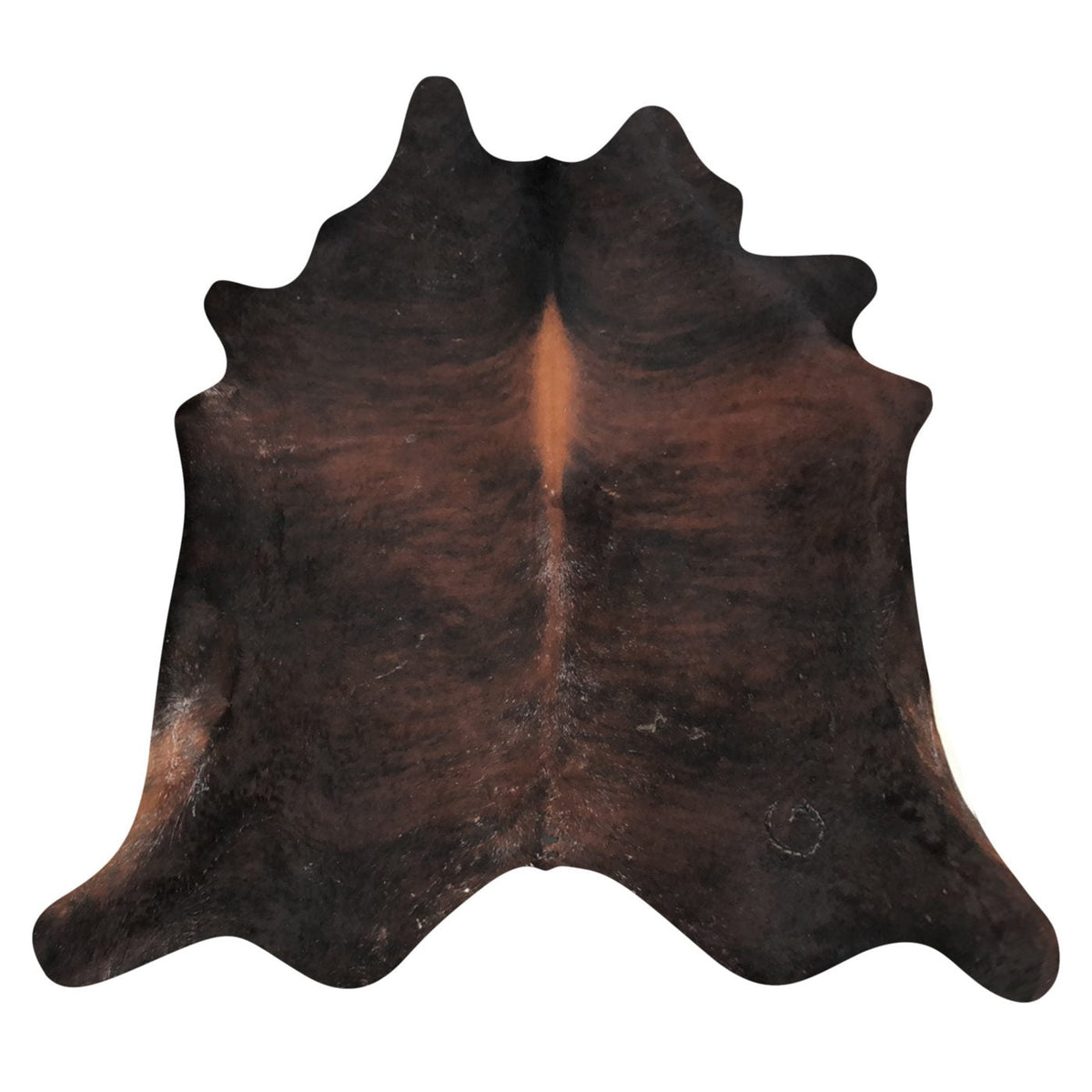 Natural Brazilian Cowhide Rug -  Espresso, Chocolate & Mocha