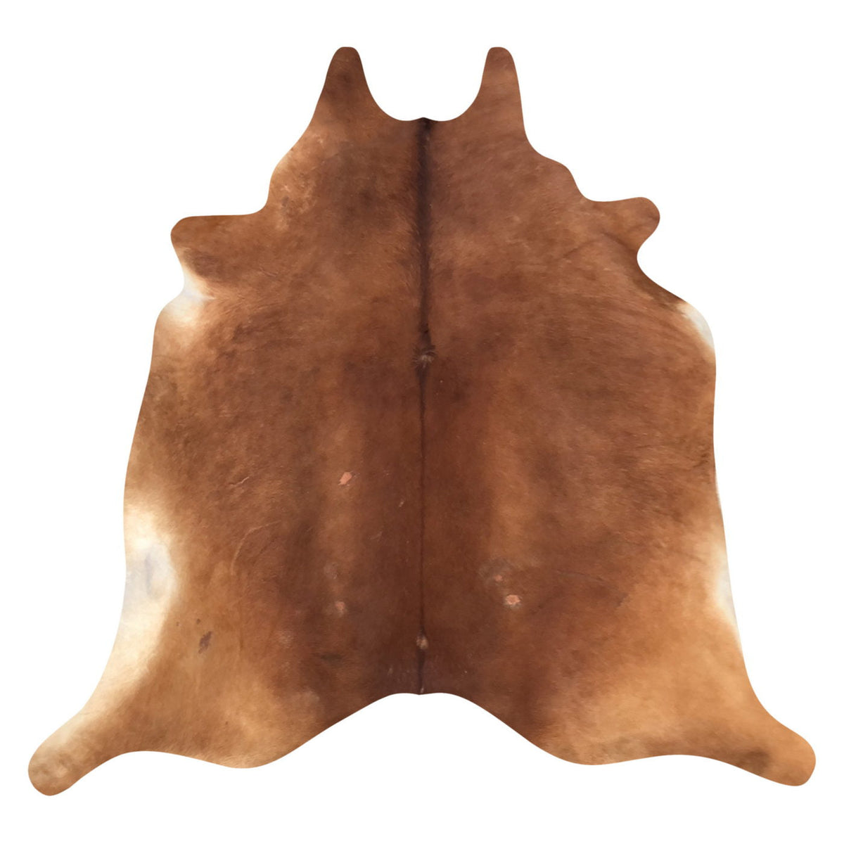 Natural Brazilian Cowhide Rug -  Mocha, Beige & Ivory