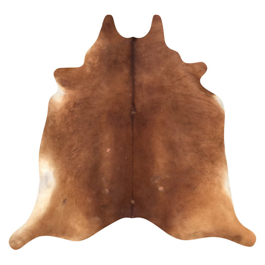 Natural Brazilian Cowhide Rug -  Mocha, Beige & Ivory