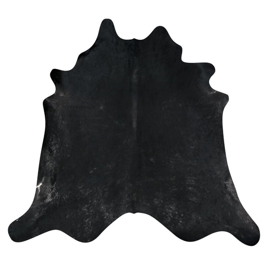 Natural Brazilian Cowhide Rug -  Espresso & Ivory