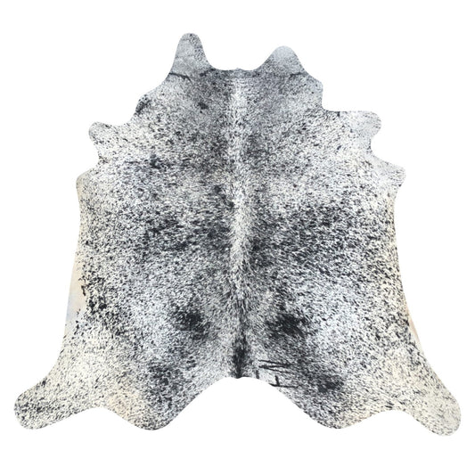 Natural Brazilian Cowhide Rug -  Espresso & Ivory