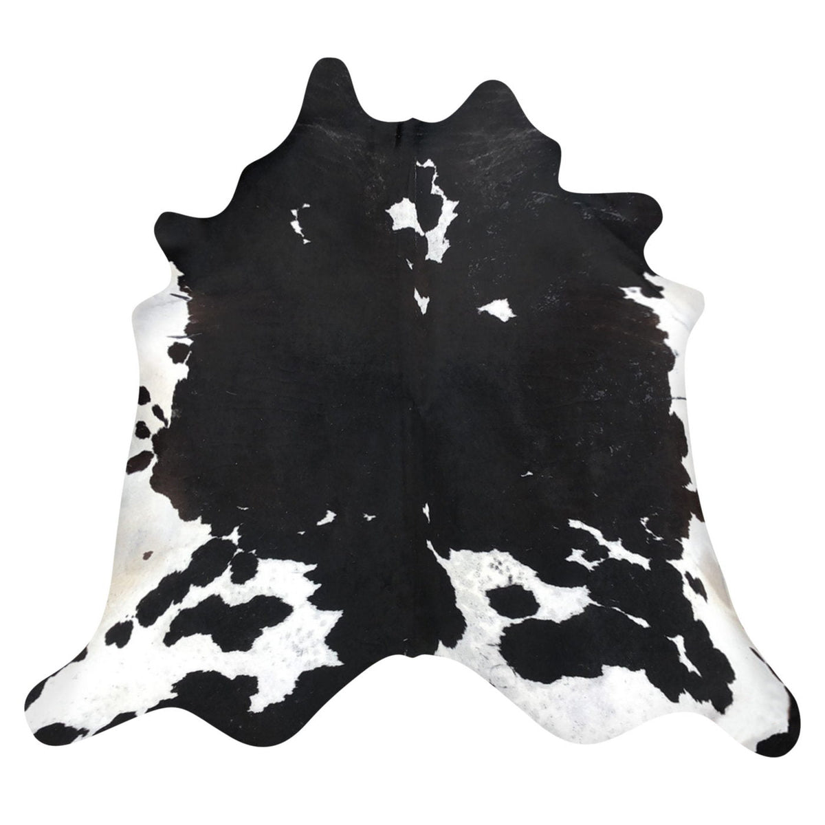 Natural Brazilian Cowhide Rug -  Espresso, Ivory & Taupe