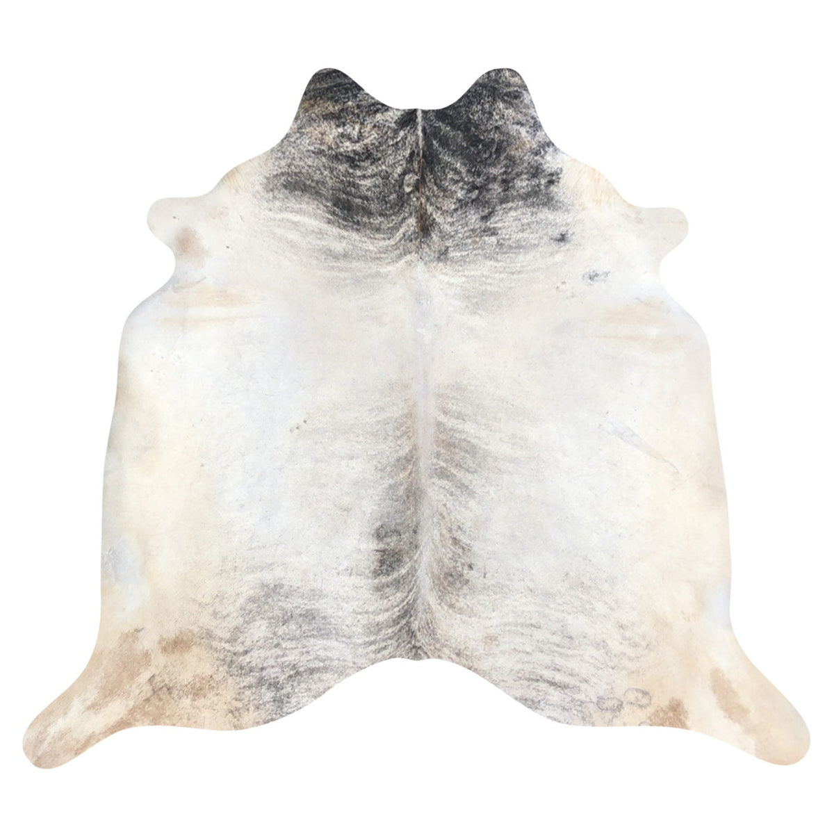 Natural Brazilian Cowhide Rug -  Espresso, Beige & Ivory