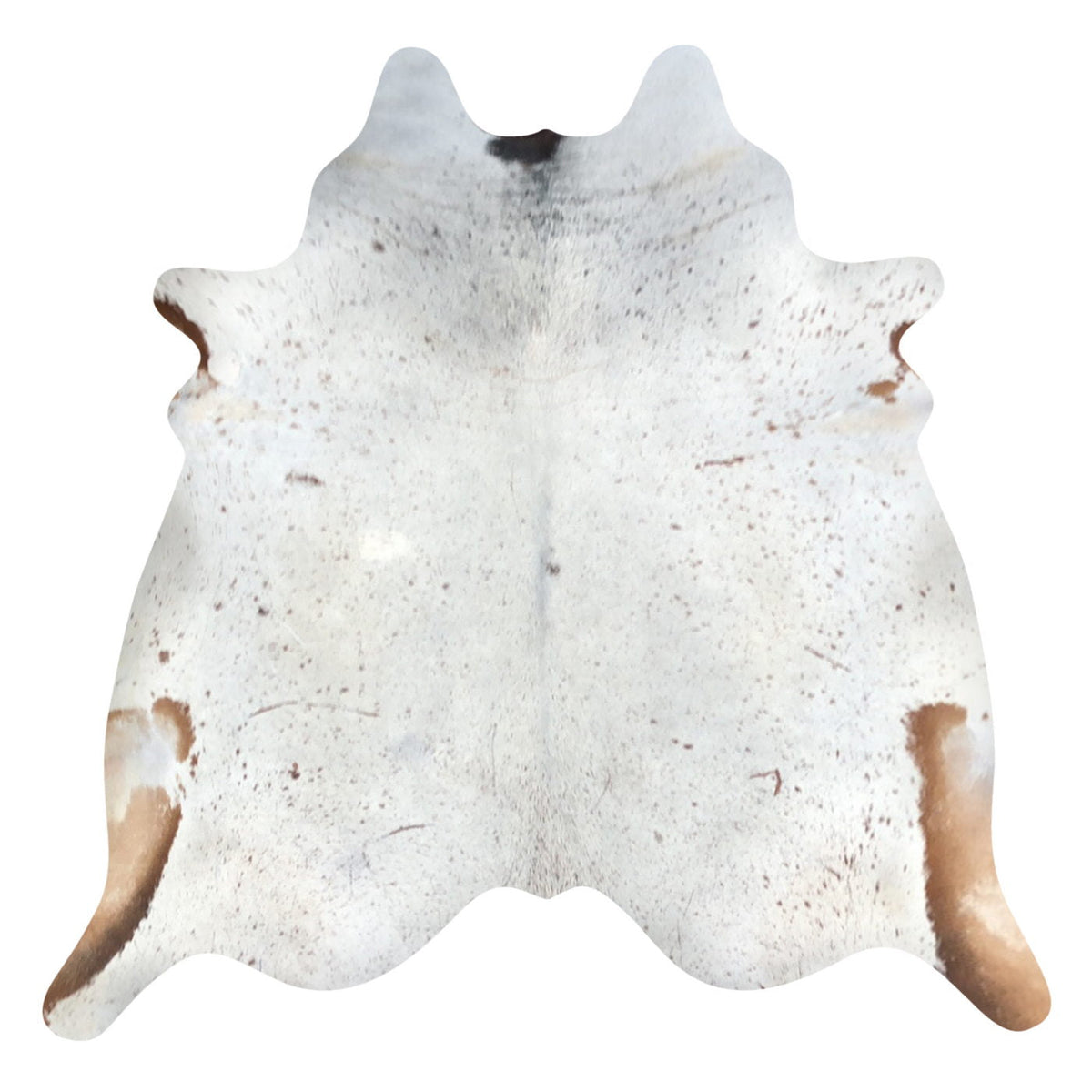 Natural Brazilian Cowhide Rug -  Ivory, Mocha & Espresso