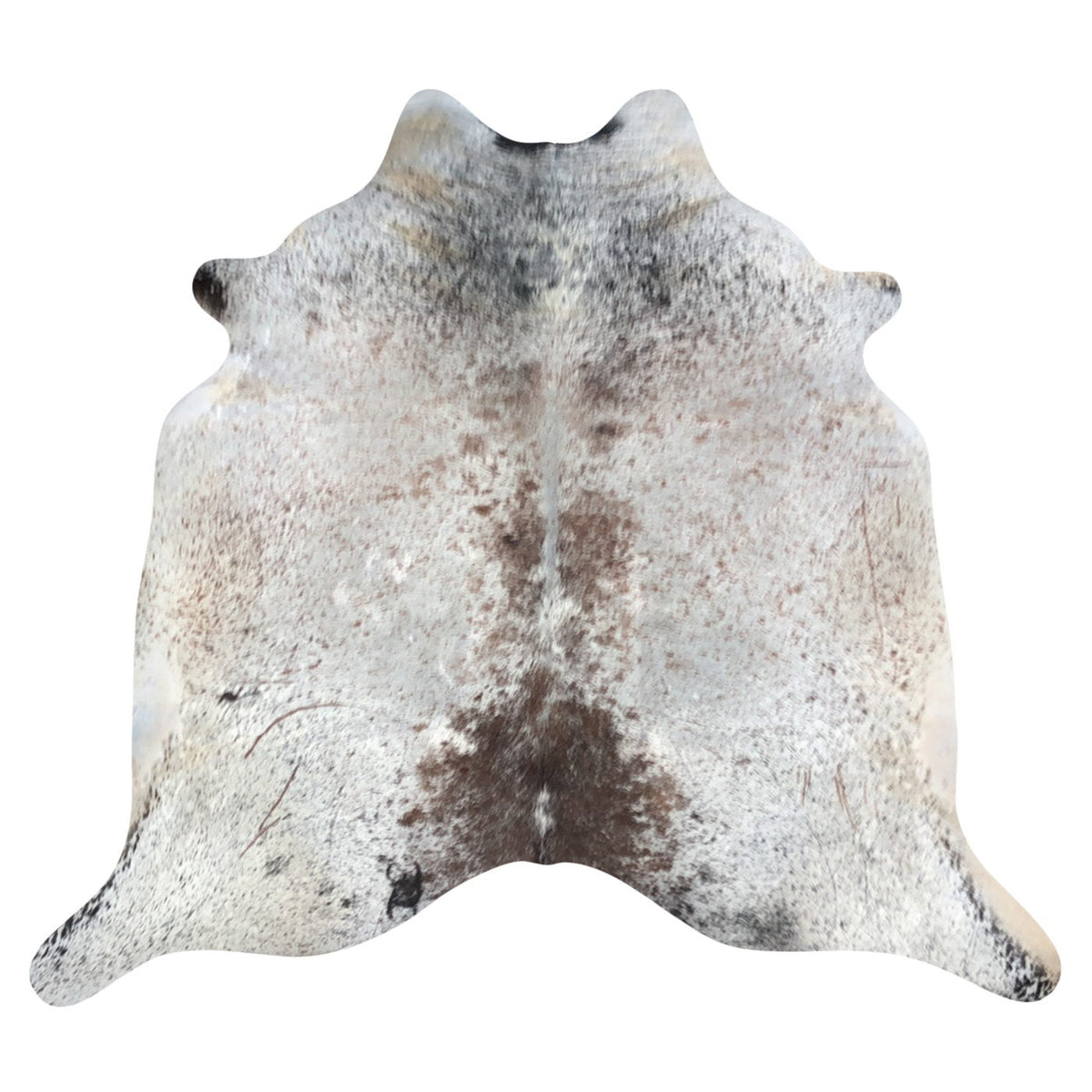 Natural Brazilian Cowhide Rug -  Taupe, Mocha & Espresso