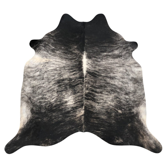Natural Brazilian Cowhide Rug -  Espresso, Taupe & Ivory