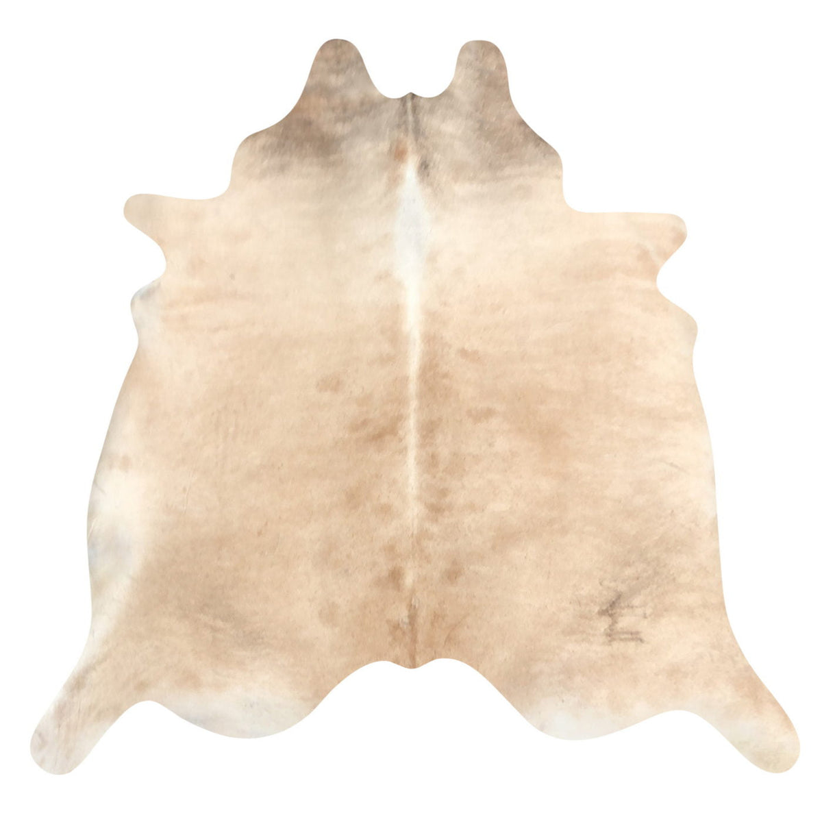 Natural Brazilian Cowhide Rug -  Caramel, Taupe & Ivory
